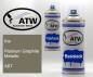 Preview: Kia, Platinum Graphite Metallic, ABT: 400ml Sprühdose + 400ml Klarlack - Set, von ATW Autoteile West.